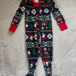 Hannah Andersson darling holiday footie pajamas